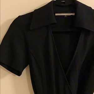 DVF Classic Little Black Wrap Dress